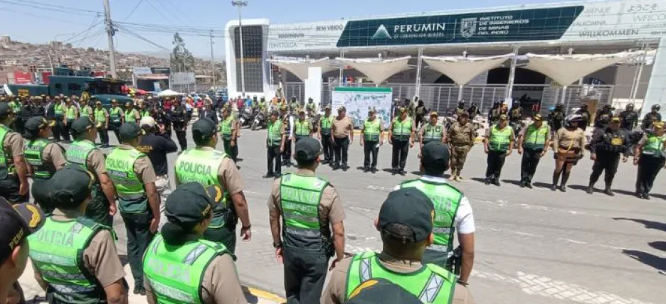 Arequipa bajo resguardo: despliegue policial regional y nacional garantiza la seguridad en PERUMIN 37